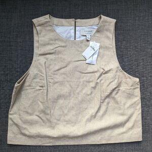 Banana Republic Light Tan Sleeveless Top